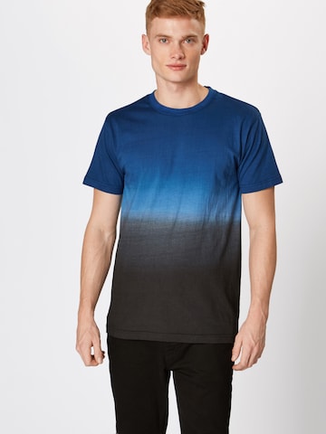 T-Shirt Urban Classics en bleu : devant