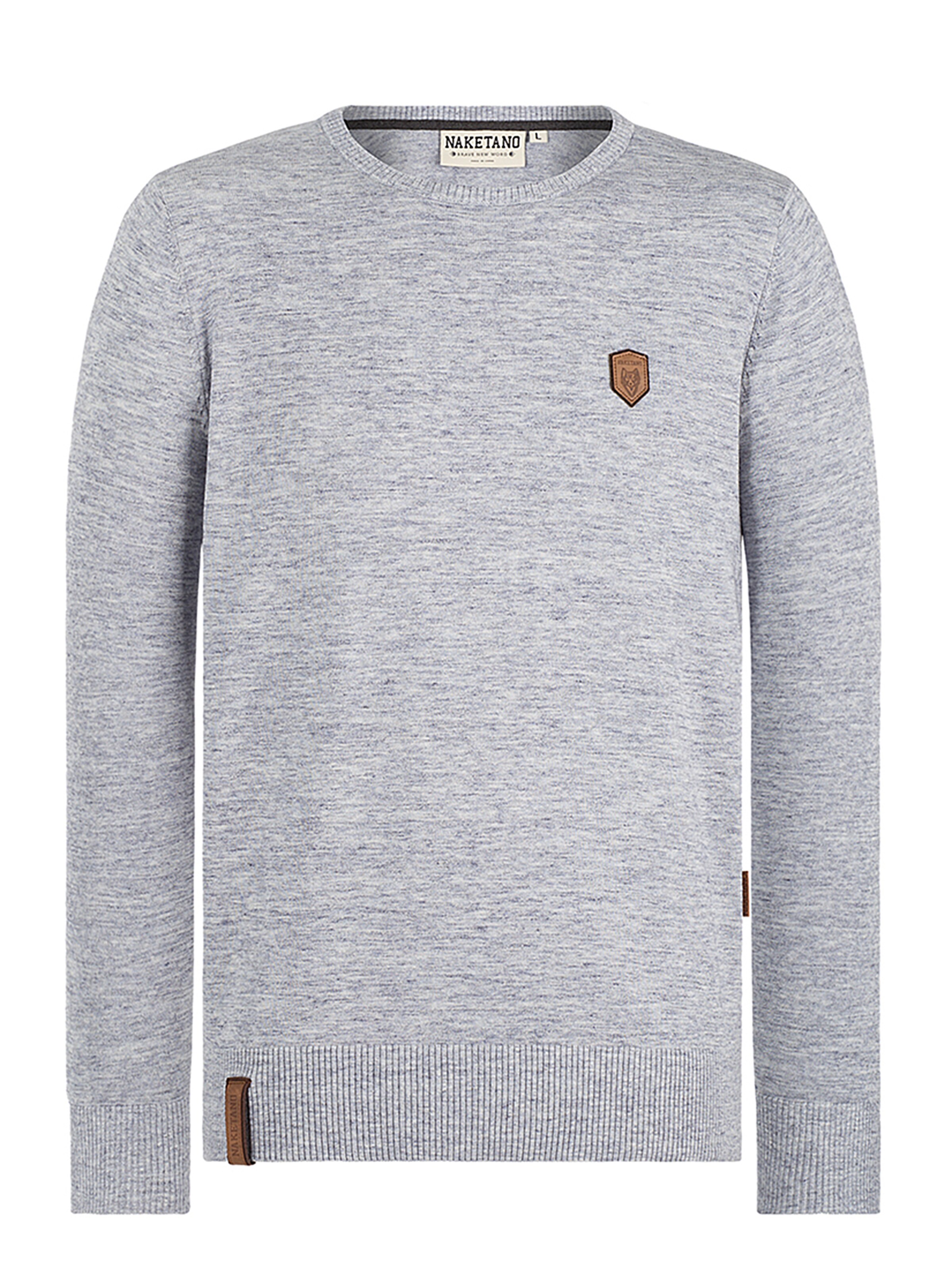 naketano - Trui 'Mdma macht aha' in de kleur Grijs