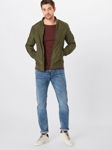 TOM TAILOR DENIM - Slimfit Calças de ganga 'Piers' em azul