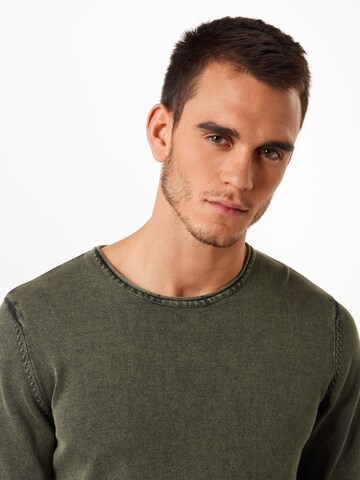 Coupe regular Pull-over 'Garson' Only & Sons en vert