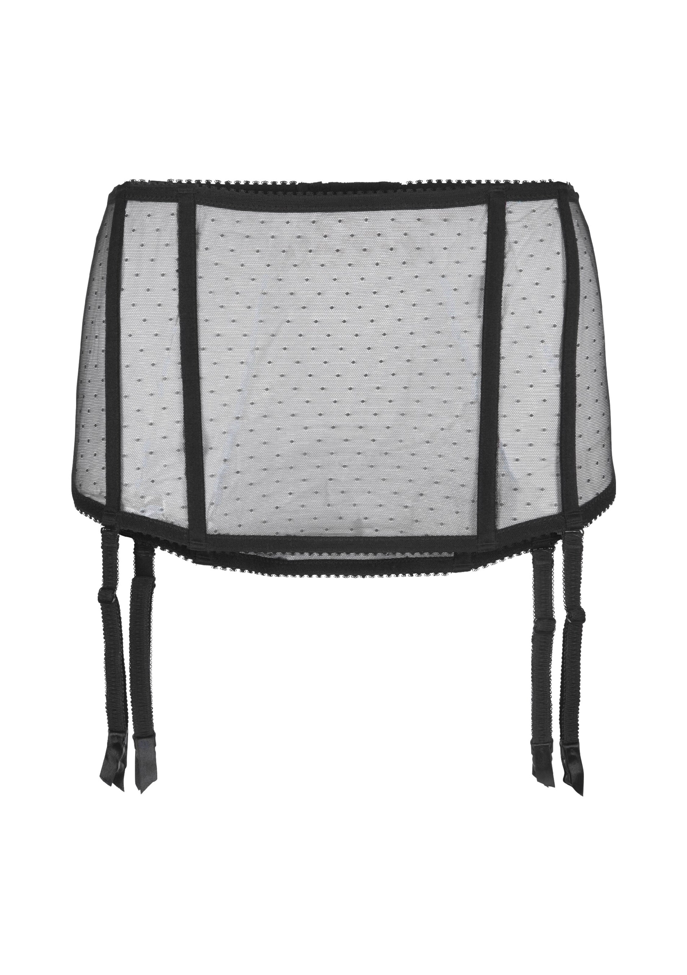 LingaDore - Jarretels 'NIGHTLIFE' in de kleur Zwart