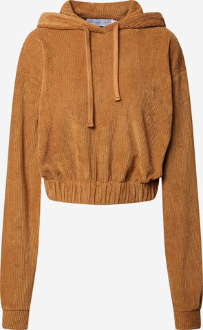 Sweat-shirt NU-IN en marron : devant