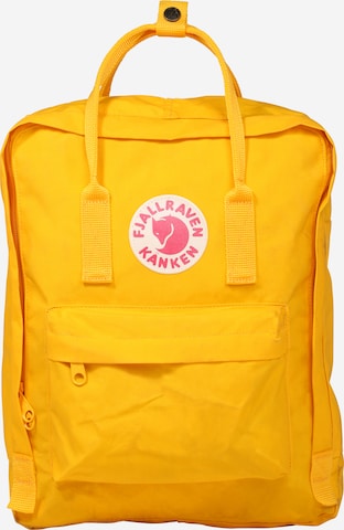 Sac à dos de sport 'Kanken' Fjällräven en jaune : devant