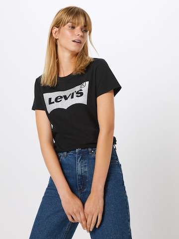 LEVI'S ® Μπλουζάκι 'The Perfect' σε μαύρο: μπροστά