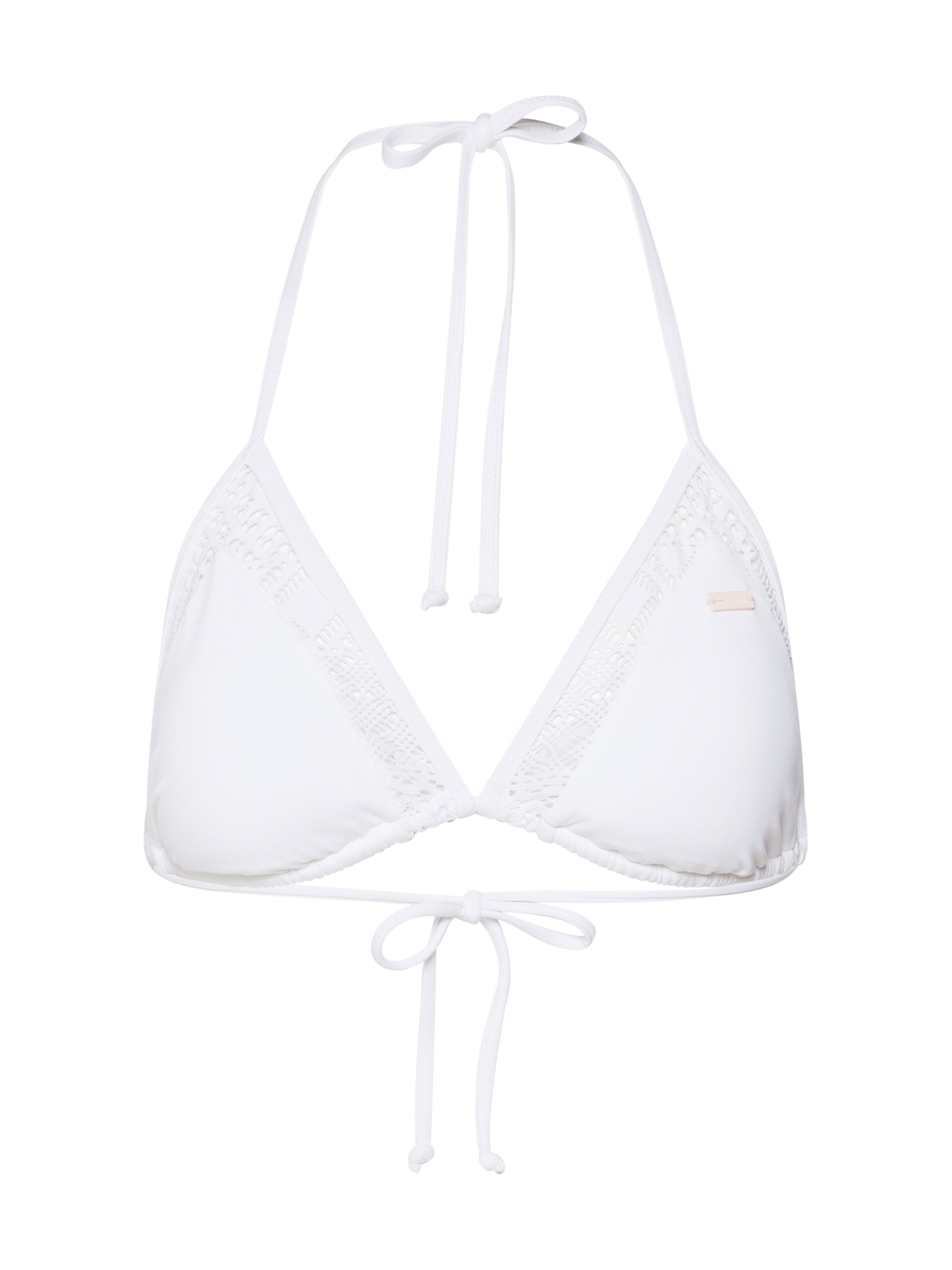 ROXY - Bikinitop 'Garden Summer Mod Tiki Tri' in de kleur Wit