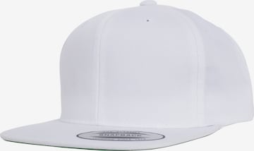 Cappello di Flexfit in bianco: frontale