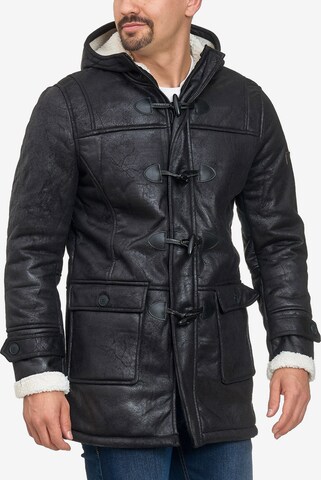 INDICODE JEANS Winter Coat 'Calshot' in Black