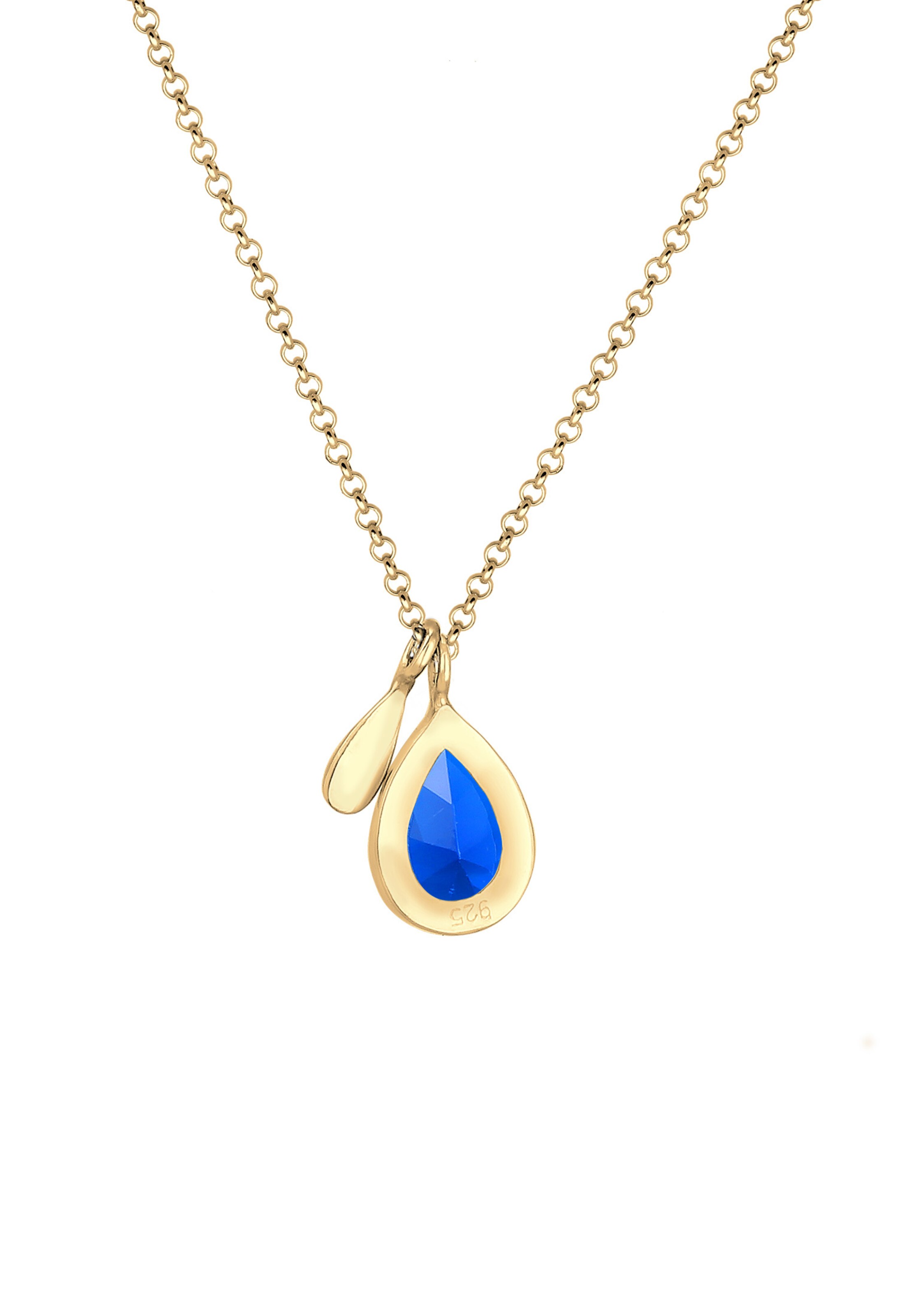 ELLI PREMIUM Halskette 'Tropfen' in Gold