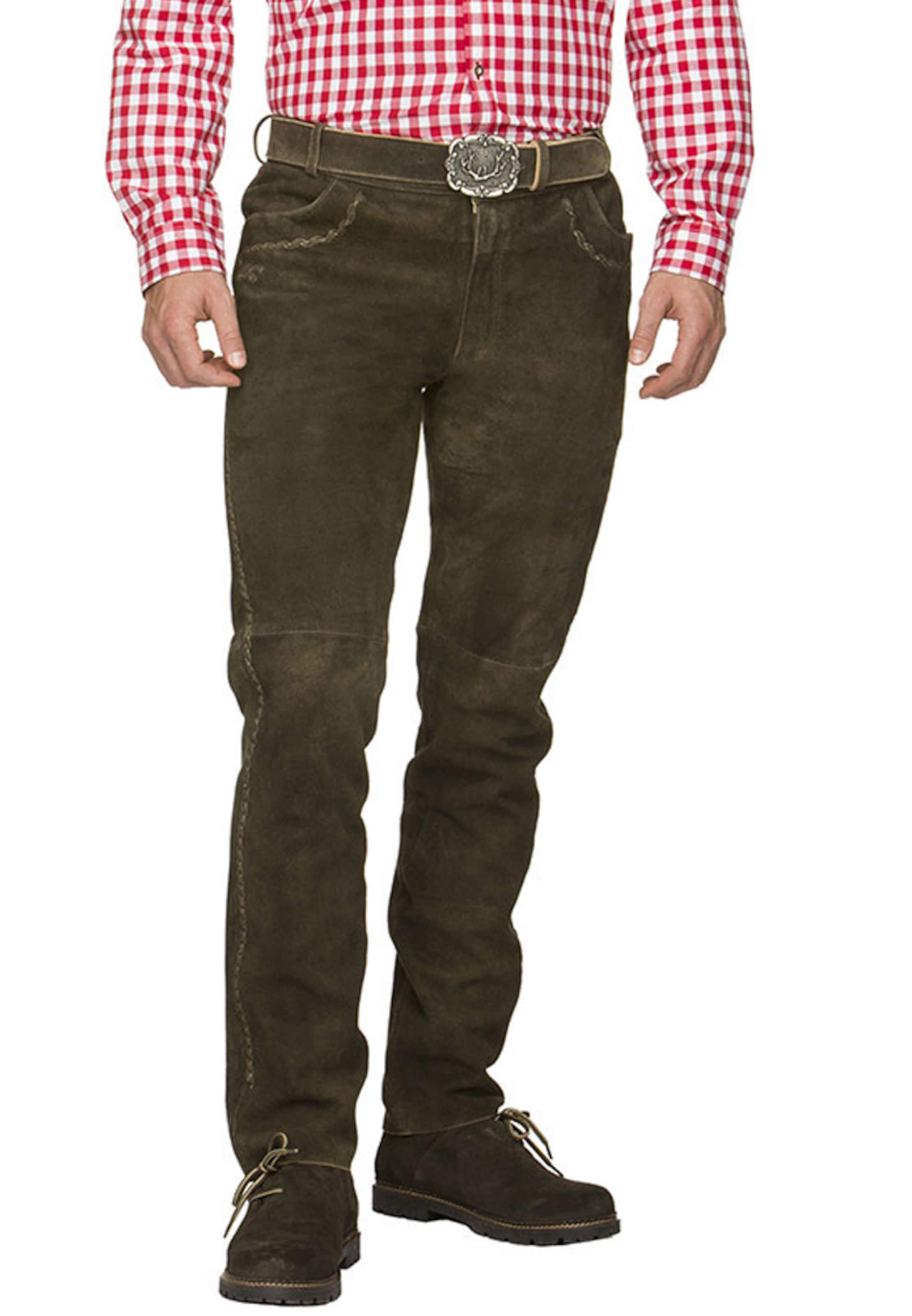 STOCKERPOINT Slimfit Hose Rocco3 in Braun: Vorderseite