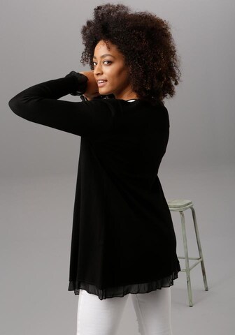 VIVANCE Knit Cardigan in Black