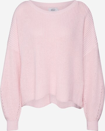 Pull-over 'Hilde' ONLY en rose : devant