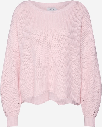 ONLY Sweater 'Hilde' in Pink: front