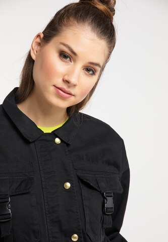 MYMO Between-season jacket in Black: front