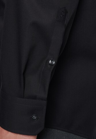 SEIDENSTICKER Regular fit Business Shirt in Black