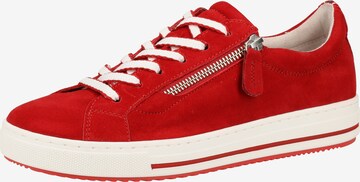 GABOR Sneakers laag in Rood: voorkant