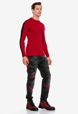 CIPO & BAXX Pullover in Rot