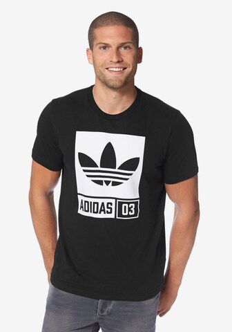 ADIDAS ORIGINALS T-Shirt in Schwarz: predná strana