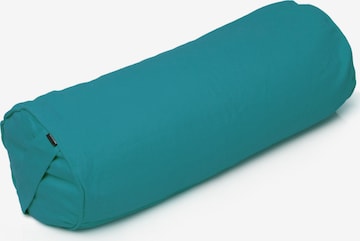 YOGISTAR.COM Pillow 'Yin - Plus - Rund' in Blue: front