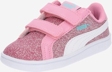 Baskets 'Smash' PUMA en rose : devant