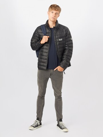 JACK WOLFSKIN Regular fit Яке Outdoor в черно