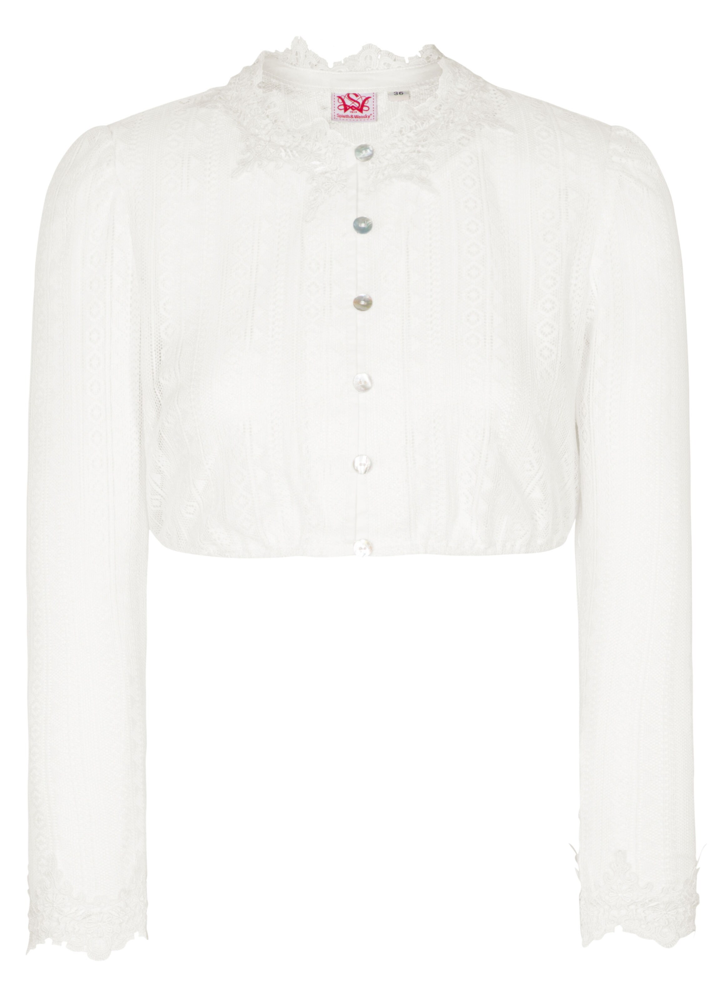 SPIETH & WENSKY - Dirndlbluse "Hatty" in beige