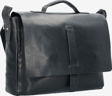 JOOP! Loreto Kreon Messenger Businesstasche Leder 39 cm Laptopfach in Schwarz