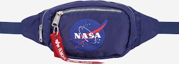 ALPHA INDUSTRIES Bæltetaske 'Nasa' i blå: forside