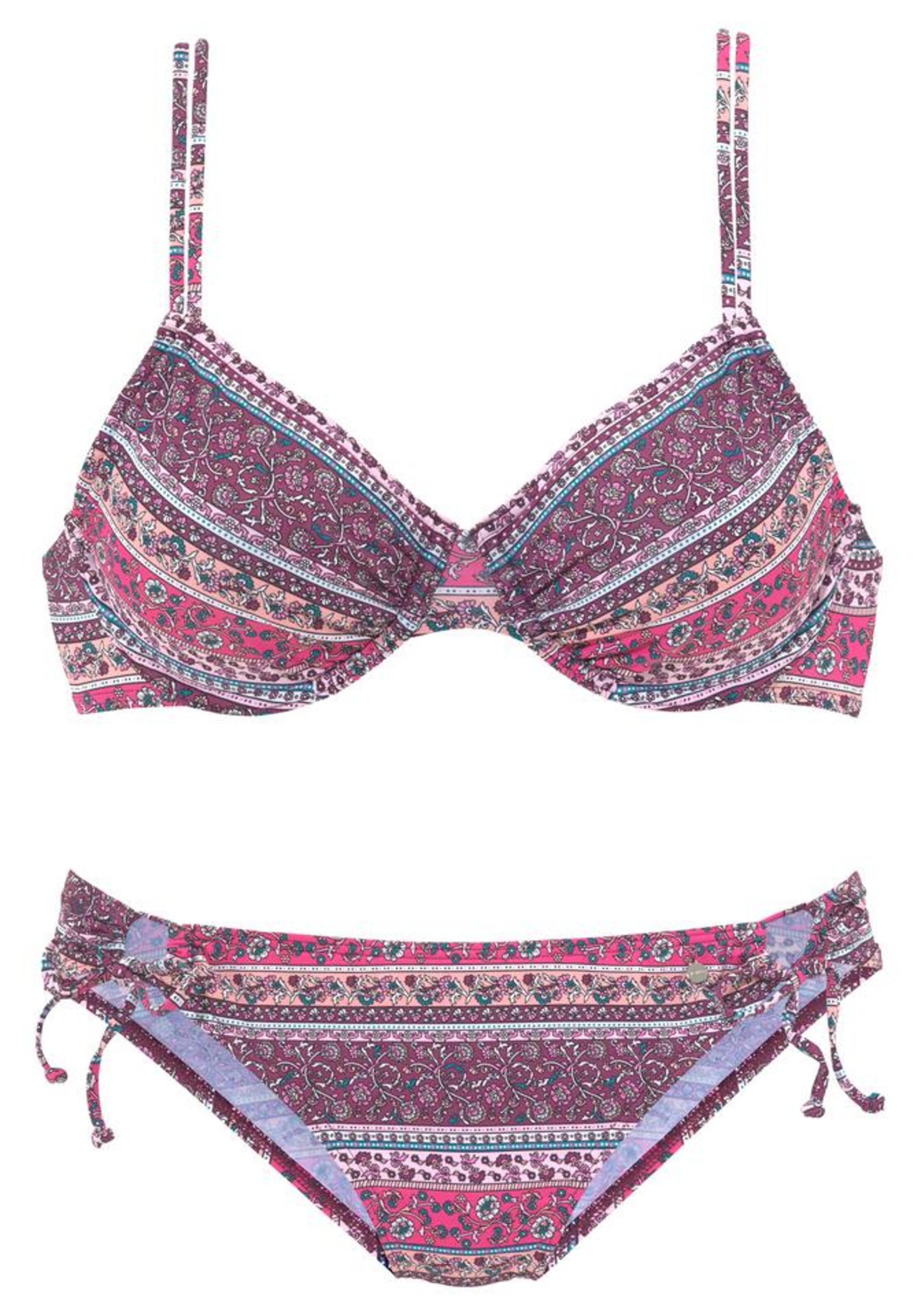 s.Oliver Triangel Bikini in Lila: voorkant