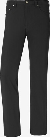 Charles Colby Regular Pants 'Duke Hugh' in Black: front