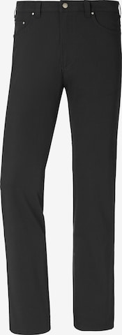 Charles Colby Regular Pants 'Duke Hugh' in Black: front