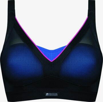 Soutien-gorge de sport SHOCK ABSORBER en bleu : devant