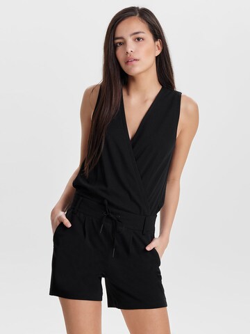 ONLY Jumpsuit 'Poptrash Life' in Black: front