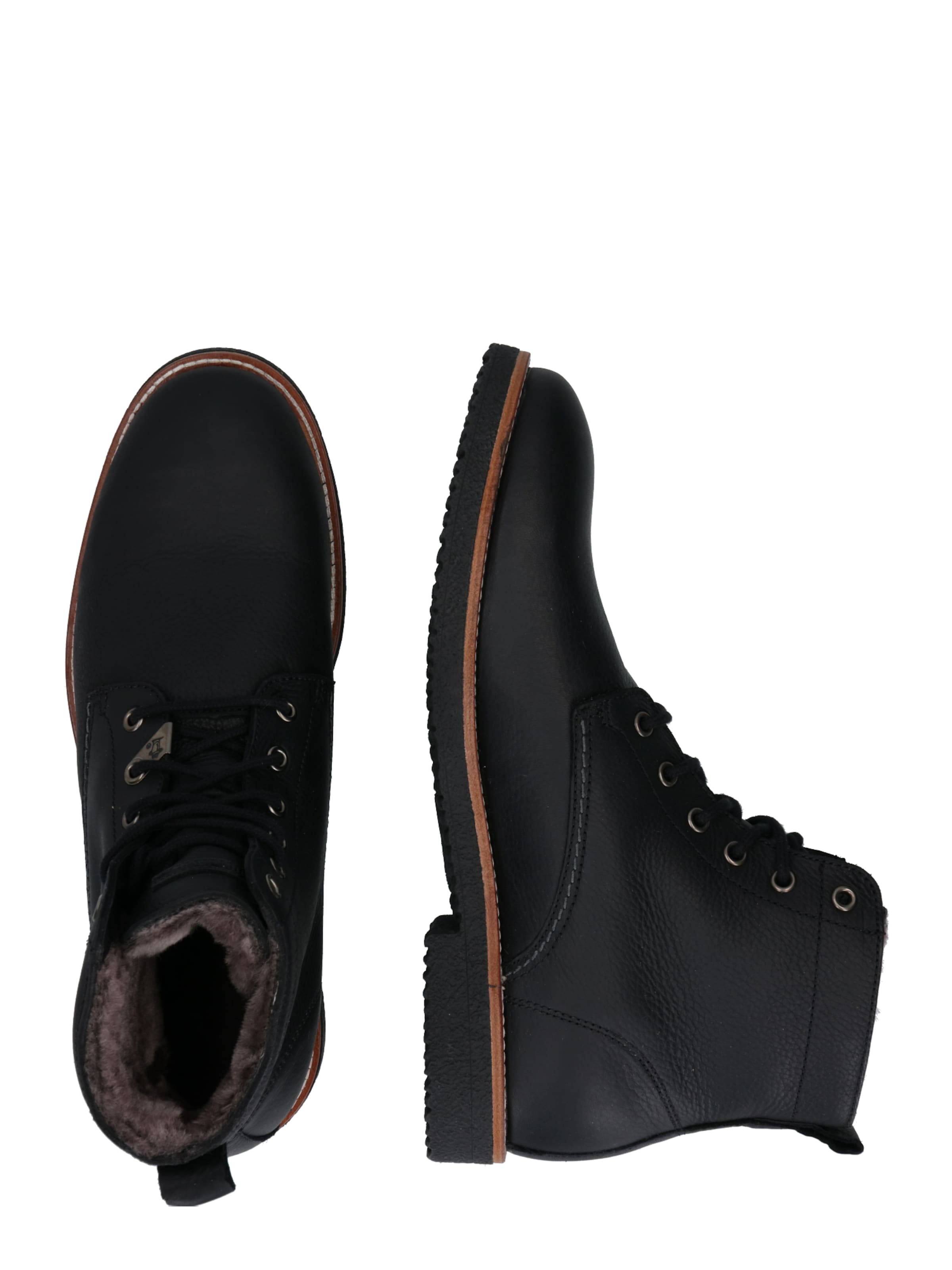 PANAMA JACK - Botas con cordones 'Glasgow Igloo' en negro
