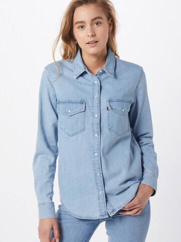 LEVI'S ® Blúzka 'Essential Western' - Modrá: predná strana