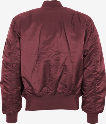 Giacca di mezza stagione 'MA-1' di ALPHA INDUSTRIES in rosso