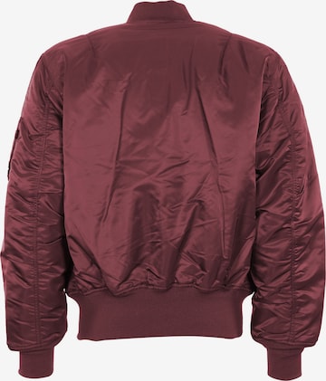 ALPHA INDUSTRIES - Casaco meia-estação 'MA-1' em vermelho