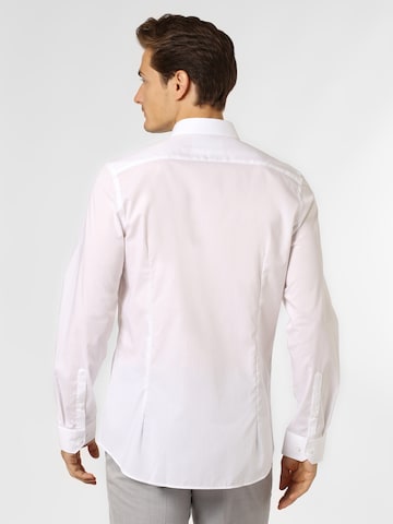 Coupe slim Chemise business Finshley & Harding London en blanc