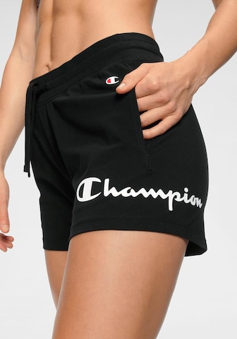 Champion Authentic Athletic Apparel Regular Urheiluhousut värissä musta