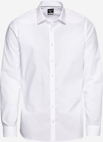 Slim fit Camicia business 'No. 6' di OLYMP in bianco: frontale