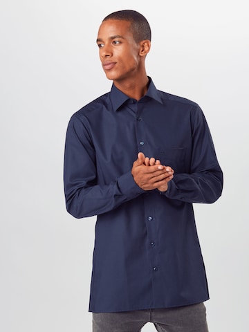 Coupe regular Chemise 'Luxor' OLYMP en bleu : devant