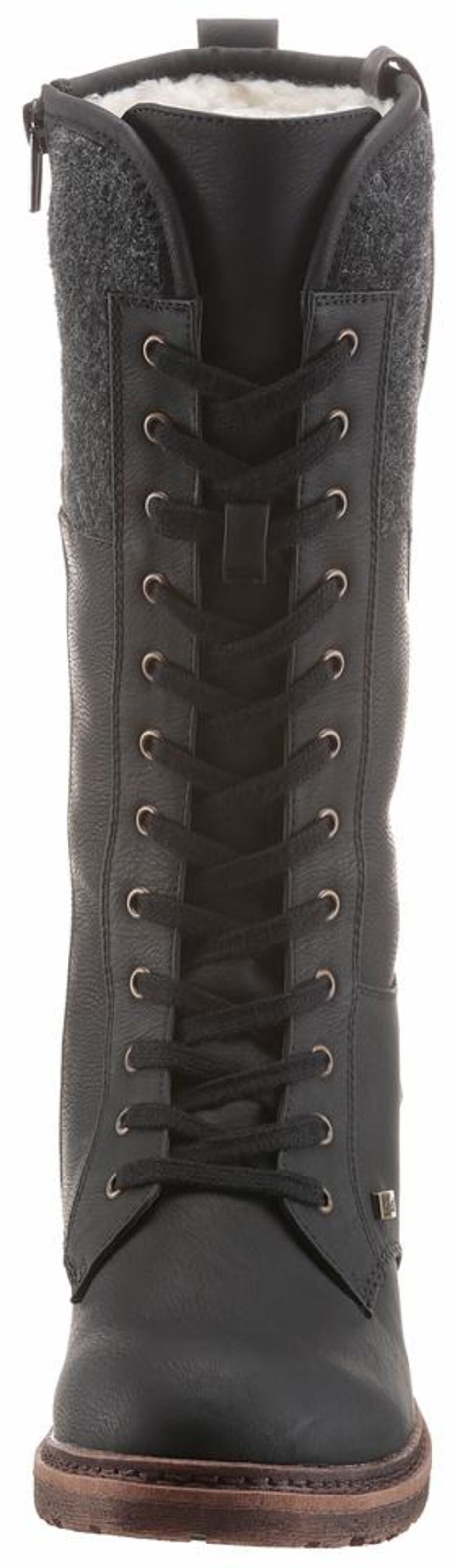 Bottes à lacets Rieker en noir