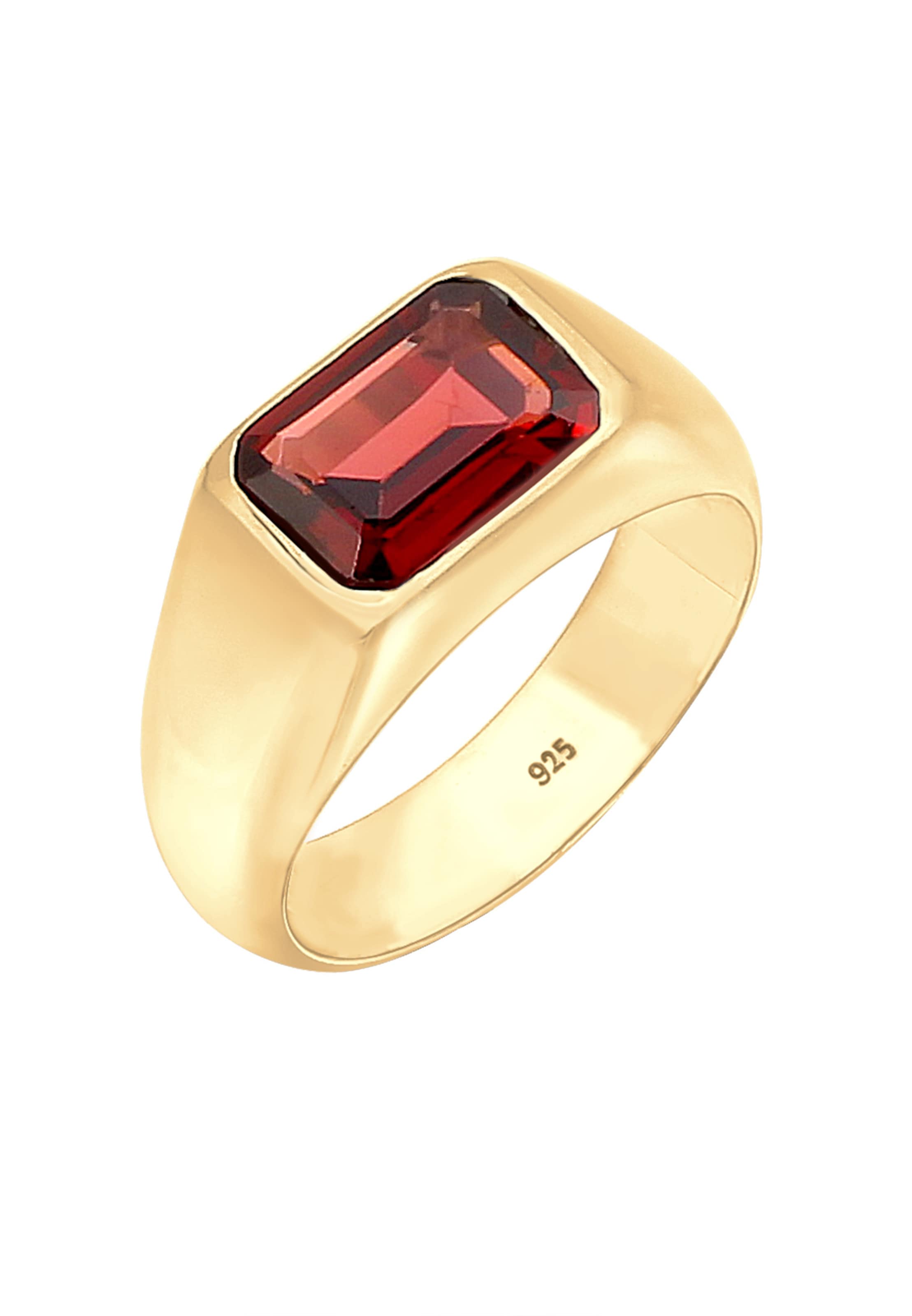 ELLI PREMIUM Ring in Rot: Vorderseite