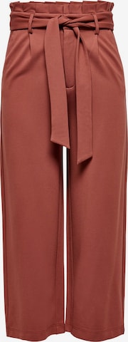 Pantalon à pince ONLY en rouge : devant