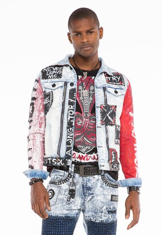 Veste mi-saison 'Diy' CIPO & BAXX en bleu : devant