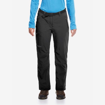 Maier Sports Regular Outdoor Pants 'Rechberg' in Black: front