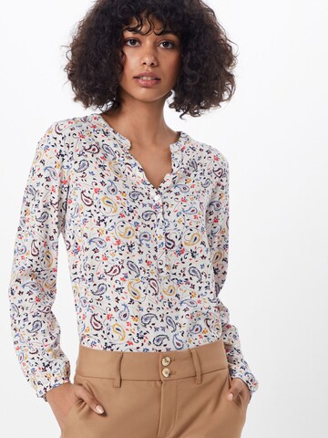 s.Oliver Blouse in Wit: voorkant