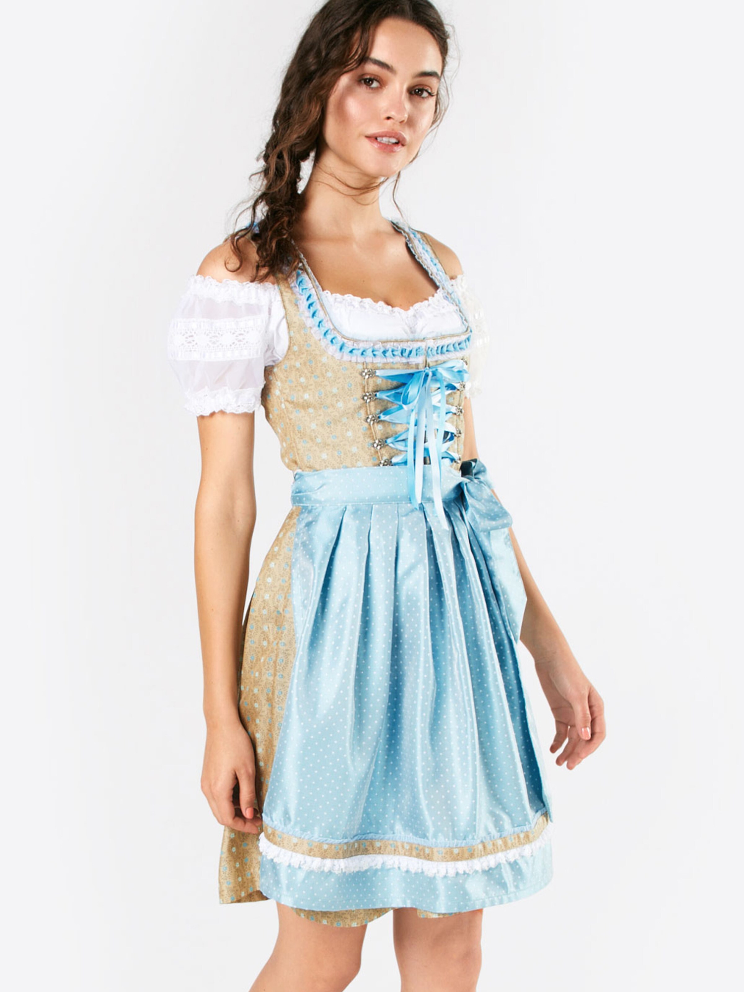 STOCKERPOINT Dirndl 'Michelle' in blau | ABOUT YOU