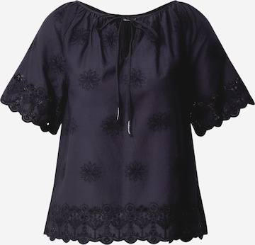 ONLY - Blusa 'Ginny' en azul: frente