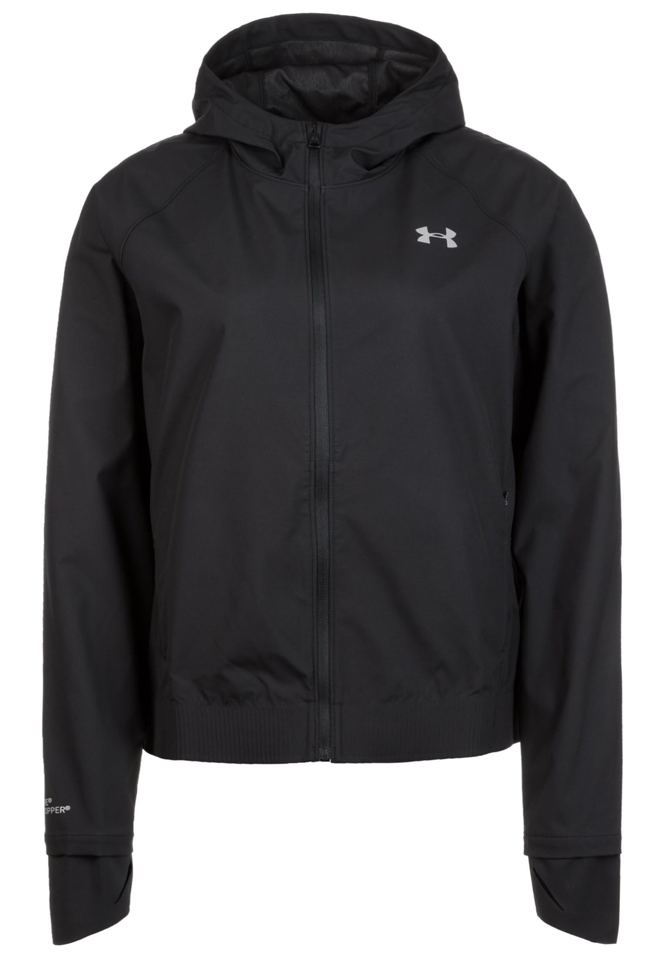 UNDER ARMOUR - Sportjas 'Perpetual' in de kleur Zwart