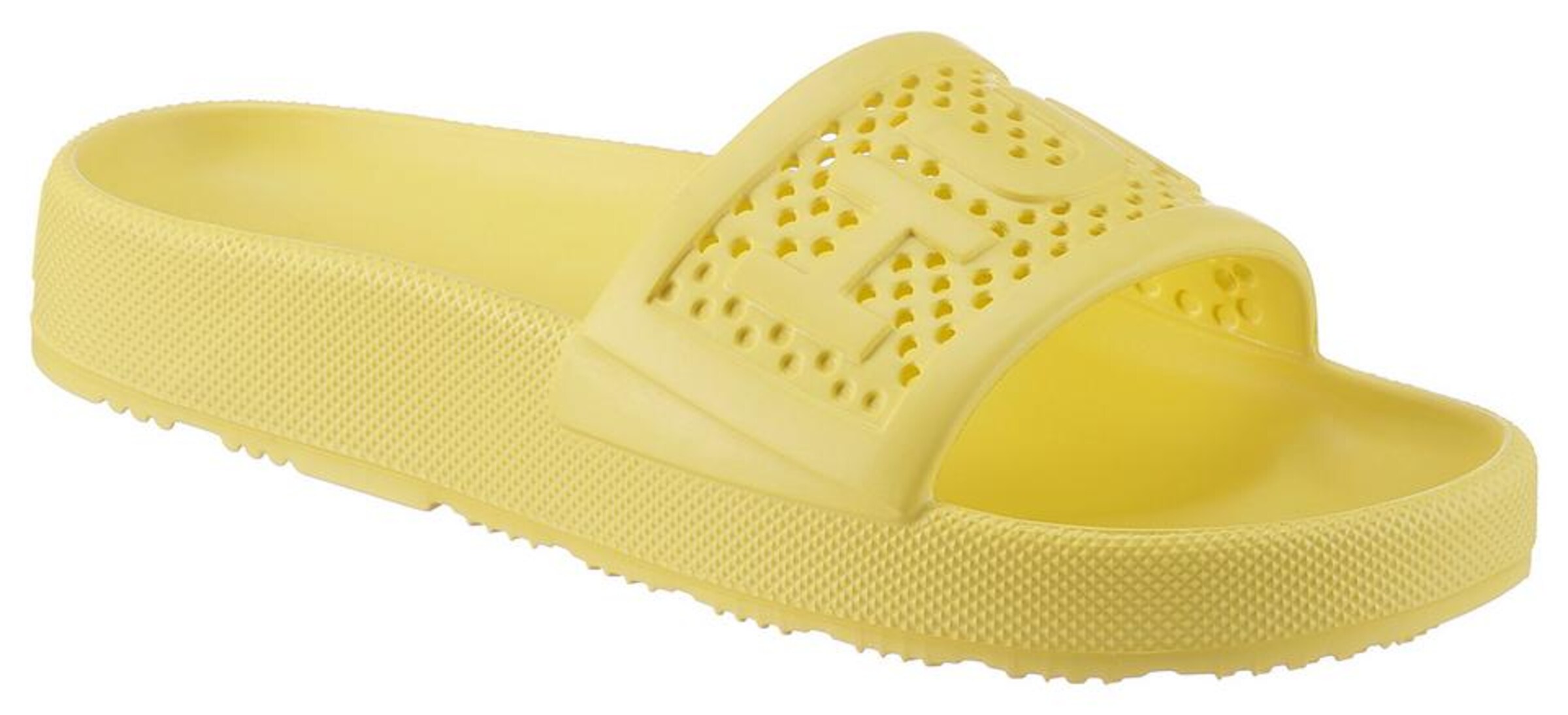 HUNTER - Pantolette 'Womens Original light weight moulded slide' in gelb